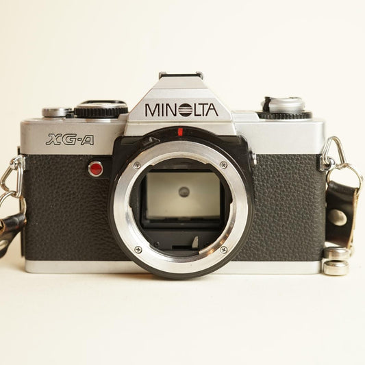 Minolta XG-A 35mm Film Camera | SLR | Tested & Working | Silver