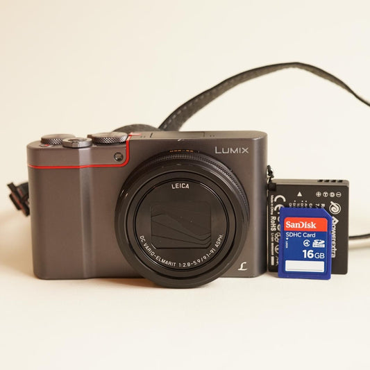 Panasonic Lumix DMC-ZS100 Digital Camera | 20.1MP | Tested & Working | Grey