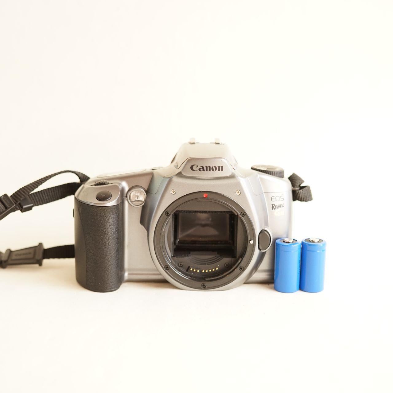 Canon EOS Rebel G II Film Camera | 35mm SLR | Tested & Working | Grey