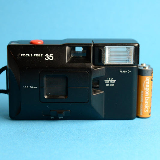 Focus free 35 | 35mm Film Camera | Tested & Working | Black