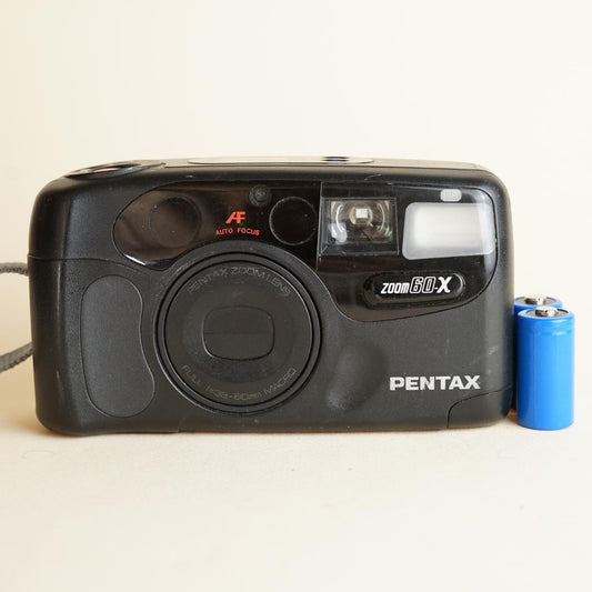 Pentax Zoom 60X 35mm Film Camera | Read Description | Black