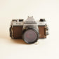 Asahi Pentax K1000 SE 35mm SLR Film Camera | Tested & Working | Silver & Brown Leatherette
