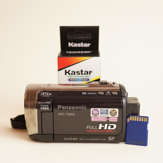 Panasonic HDC-TM55 HD Camcorder | 1080p | Tested & Working | Black