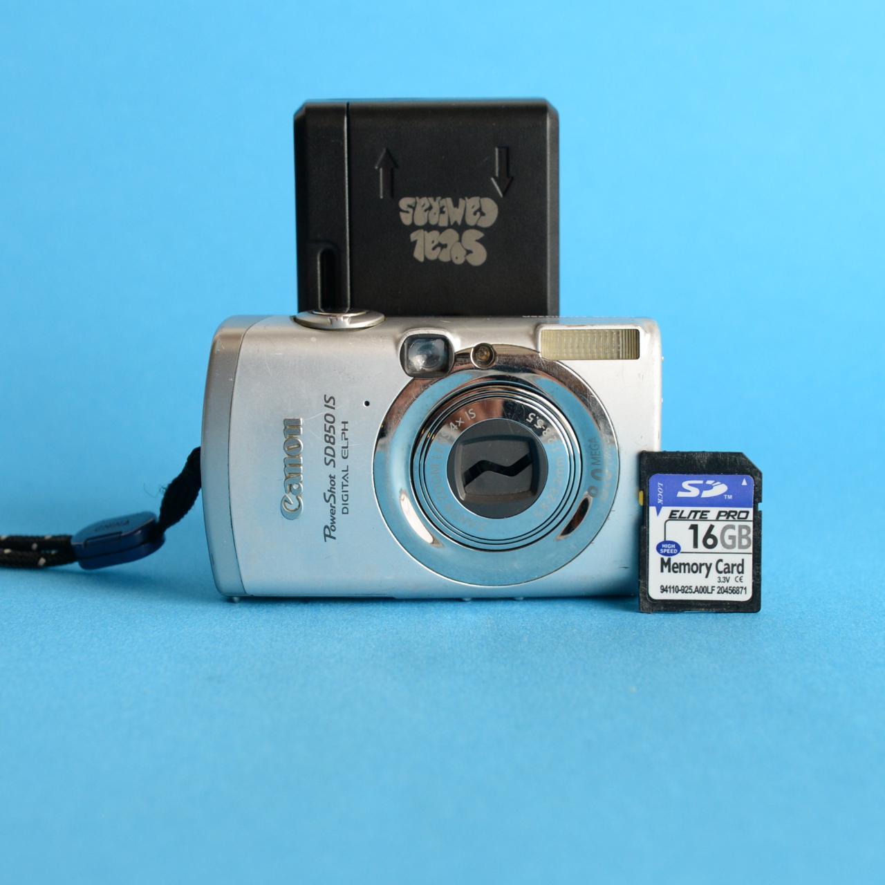 Canon PowerShot SD850 | 8MP Digital Camera | Tested & Working | Silver