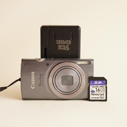 Canon PowerShot ELPH 160 Digital Camera | 20MP | Tested & Working | Grey