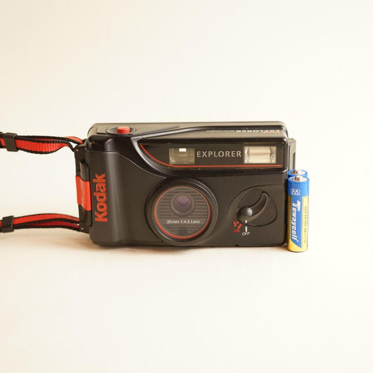 Kodak Explorer Film Camera | 35mm Point & Shoot | Tested & Working | Black