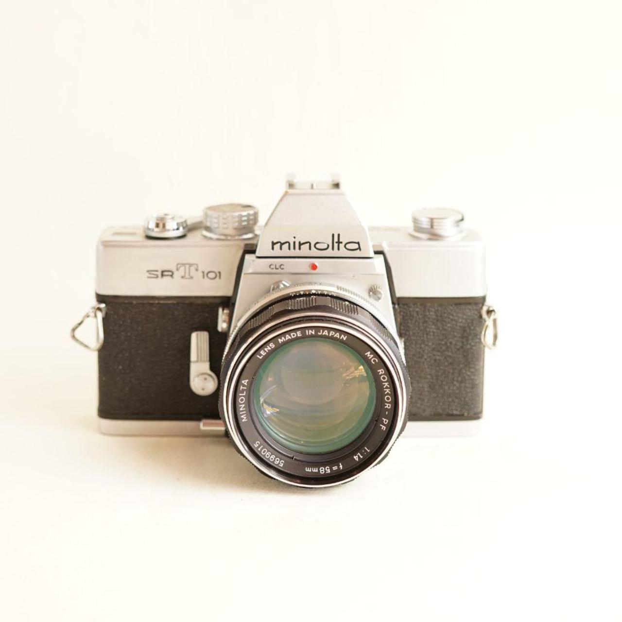 Minolta SRT 101 | FULLY CLA'd | 35mm Film Camera | Tested & Working | Silver