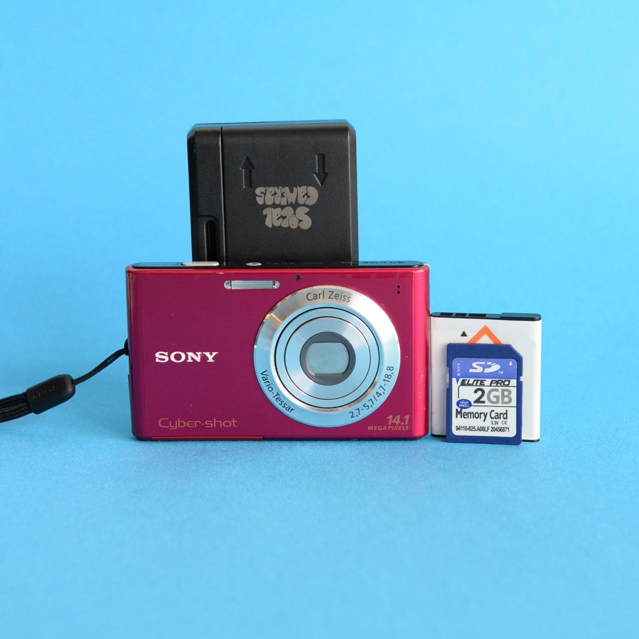 Sony Cyber-Shot DSC-W330 | 14.1MP Digital Camera | Tested & Working | Red