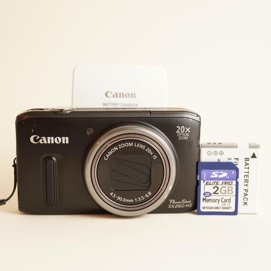 Canon PowerShot SX260 HS Digital Camera | 12.1MP | Read Description | Black