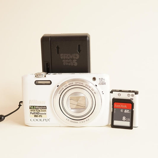 Nikon Coolpix S6800 Digital Camera | 16MP | Read Description | White