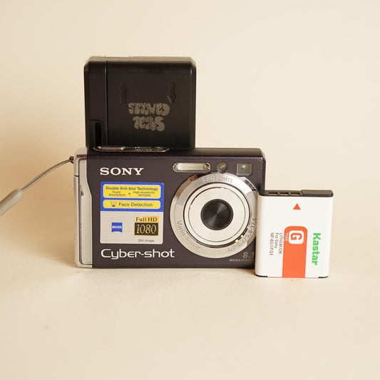 Sony Cyber-Shot DSC-W90 Digital Camera | 8.1MP | Tested & Working | Black