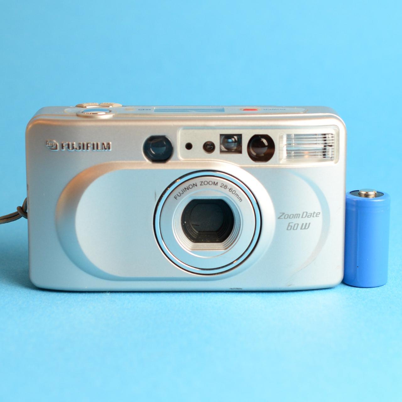 Fujifilm Zoom date 60W 35mm Film Camera | Point & Shoot | Tested & Working | Silver