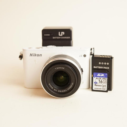 Nikon 1 J3 Digital Camera | 14.2MP | Tested & Working | White