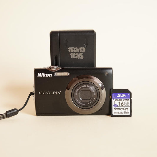 Nikon Coolpix S3000 Digital Camera | 12MP | Tested & Working | Black