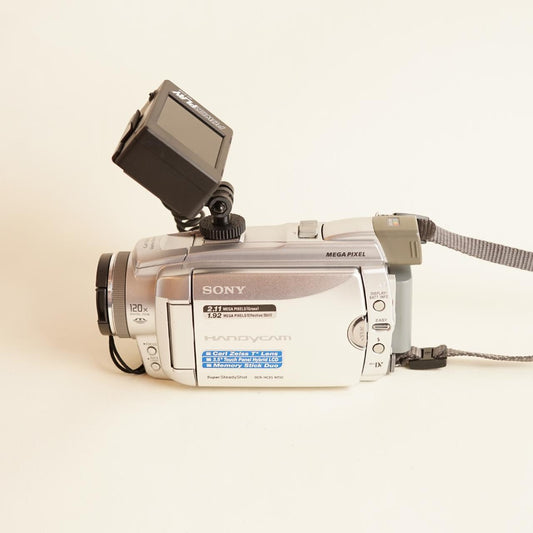 Sony Handycam DCR-HC85 MiniDV Camcorder with Tapeless Setup | Camcorder | Tested & Working | Silver