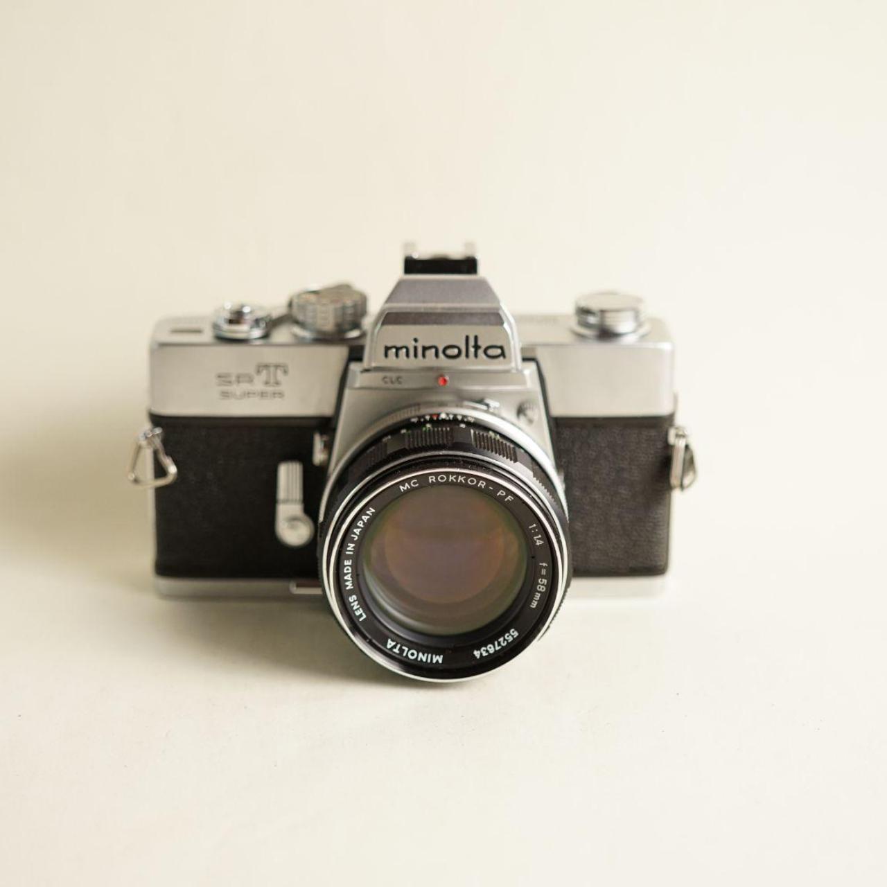 Minolta SRT Super | FULLY CLA'd | 35mm SLR Film Camera | Tested & Working | Silver & Black