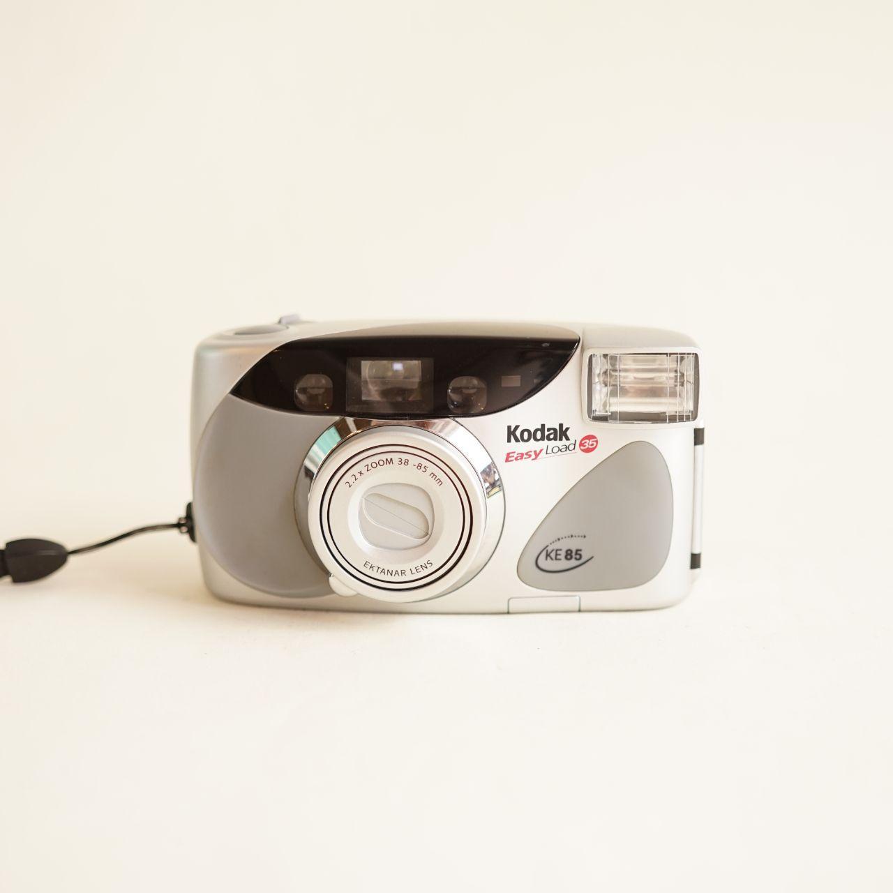 Kodak Easy Load KE85 35mm Point & Shoot Film Camera | Tested & Working | Silver