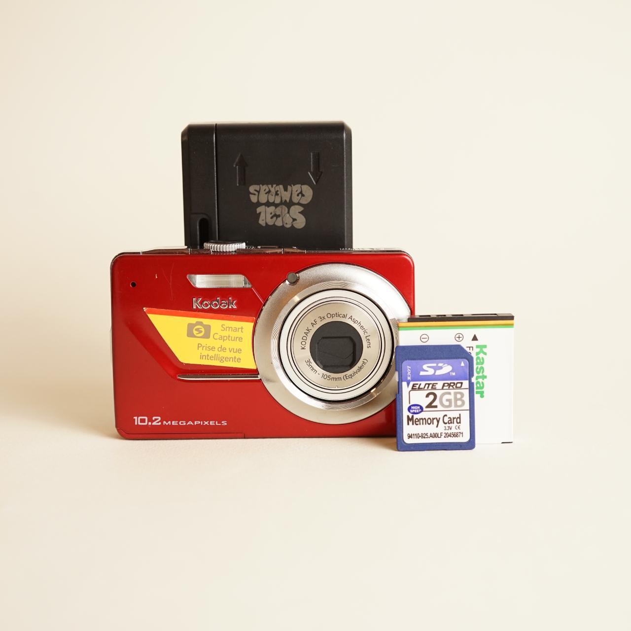 Kodak EasyShare M340 Digital Camera | 10.2MP | Tested & Working | Red