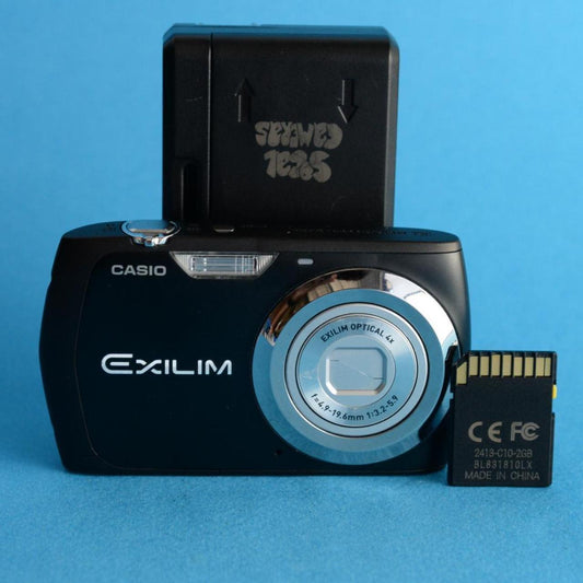 Casio Exilim EX-S8 | 12.1MP Digital Camera | Tested & Working | Black