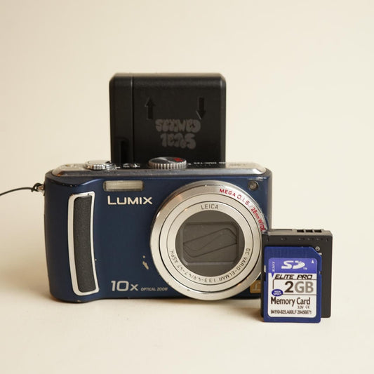 Panasonic Lumix DMC-TZ5 Digital Camera | 9MP | Read Description | Blue