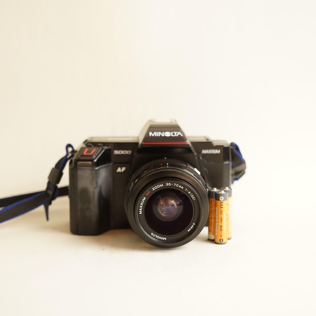 Minolta Maxxum 5000 Film Camera | 35mm SLR | Tested & Working | Black