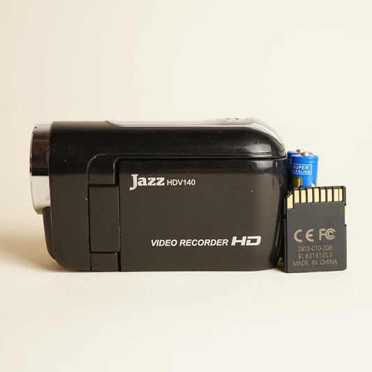 Jazz HDV140 Digital Camcorder | Tested & Working | Black