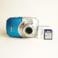 Canon PowerShot D10 Digital Camera | 12.1MP | Tested & Working | Blue & Silver