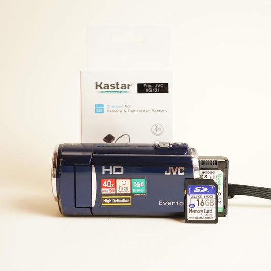 JVC Everio GZ-HM30AU Digital Camcorder | HD Video | Tested & Working | Blue