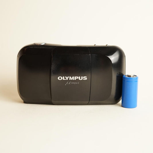 Olympus Mju I 35mm Film Camera | Tested & Working | Black