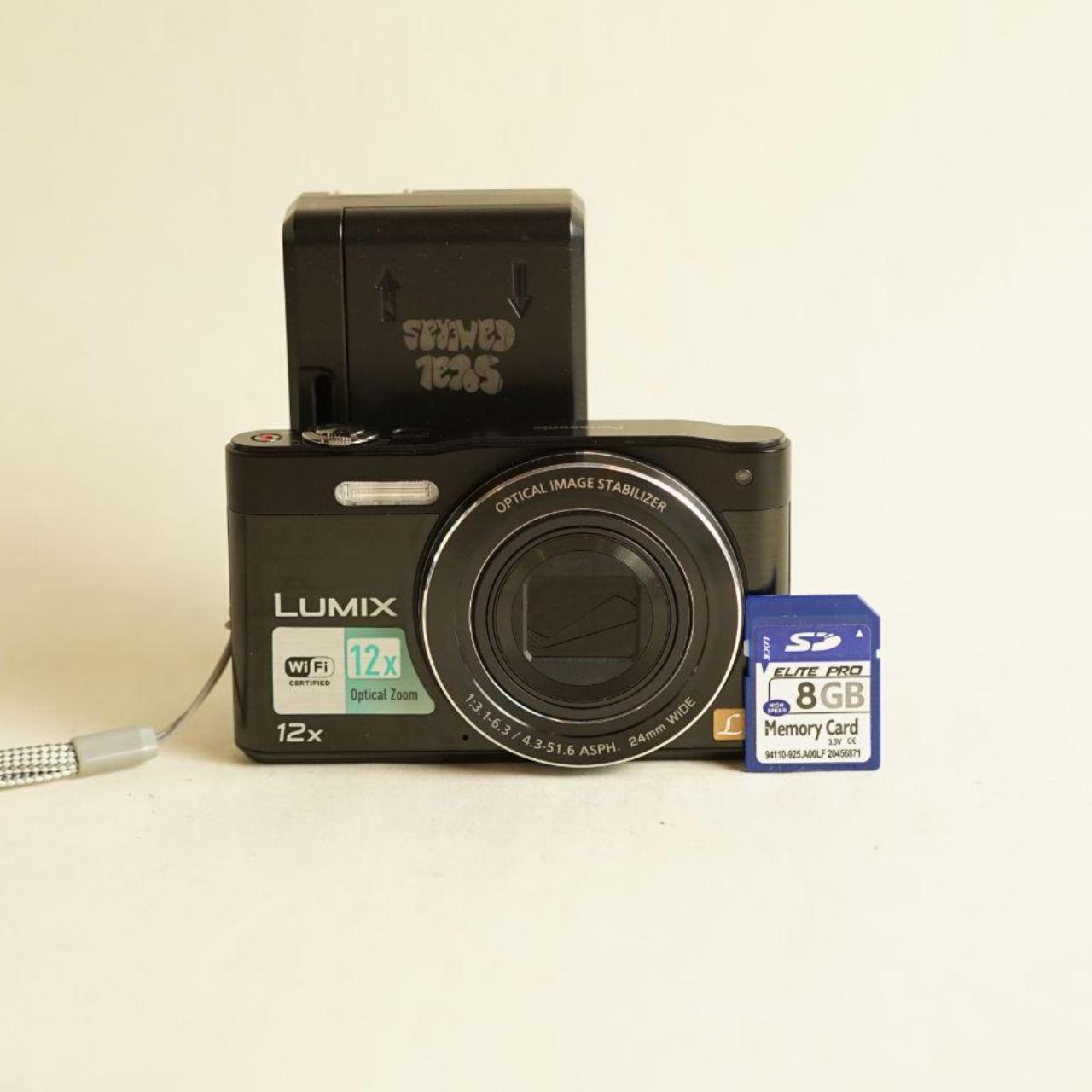 Panasonic Lumix DMC-SZ8 Digital Camera | 16MP | Tested & Working | Black