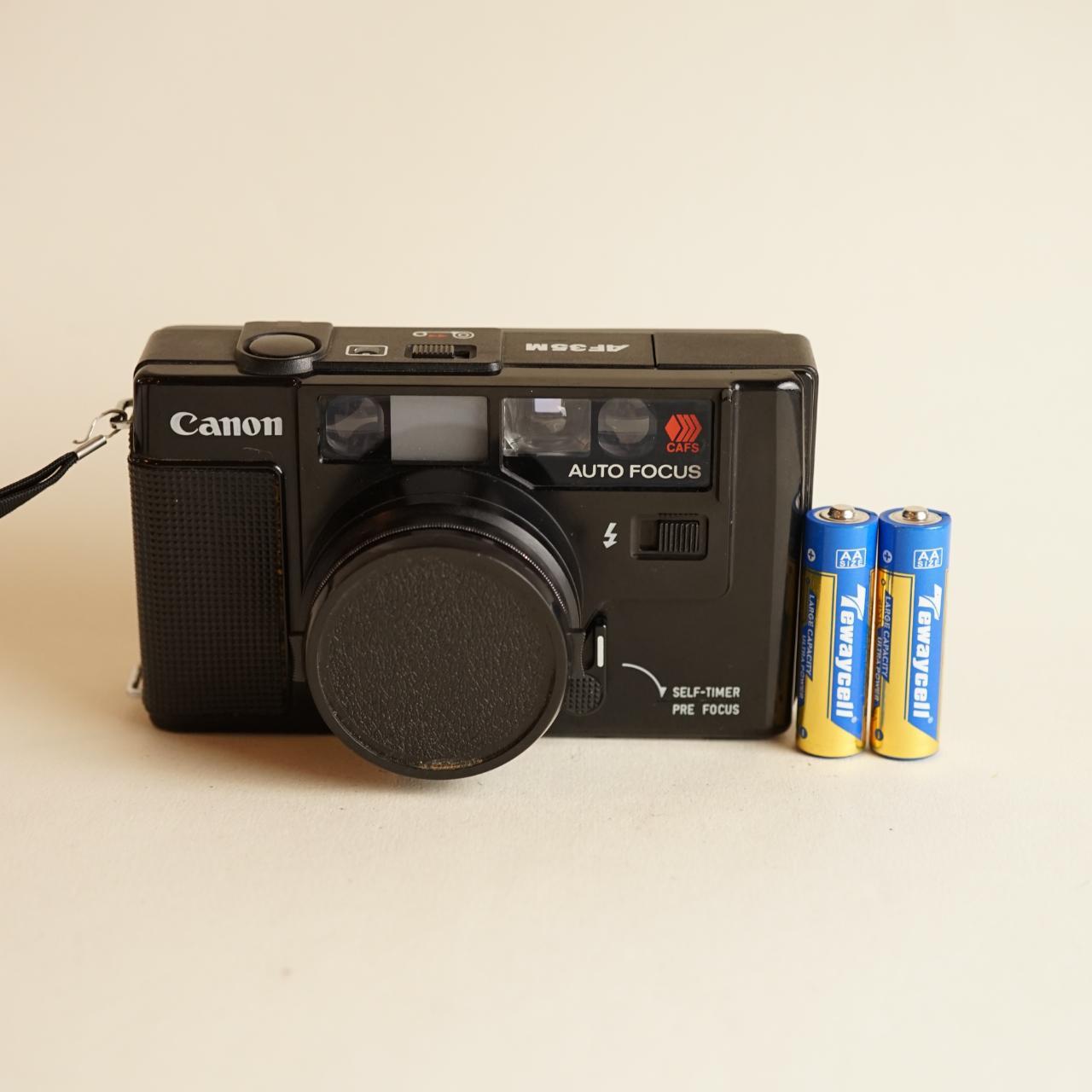 Canon AF35M 35mm Film Camera | Point and Shoot | Tested & Working | Black