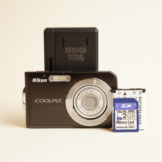 Nikon Coolpix S210 Digital Camera | 8MP | Tested & Working | Brown