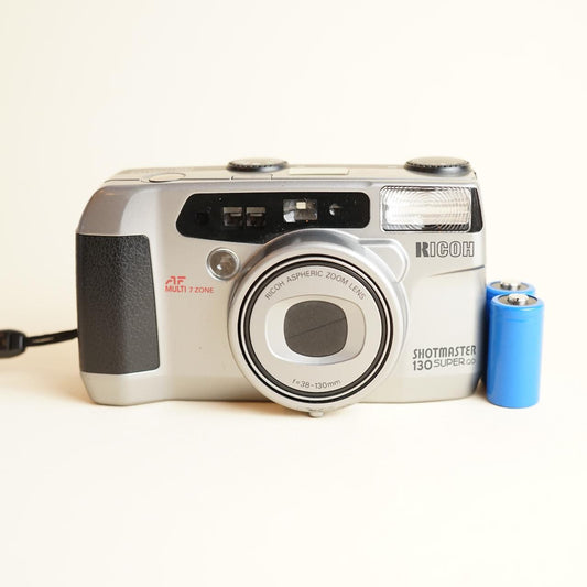 Ricoh Shotmaster 130 Super | 35mm Film Camera | Point and Shoot | Silver