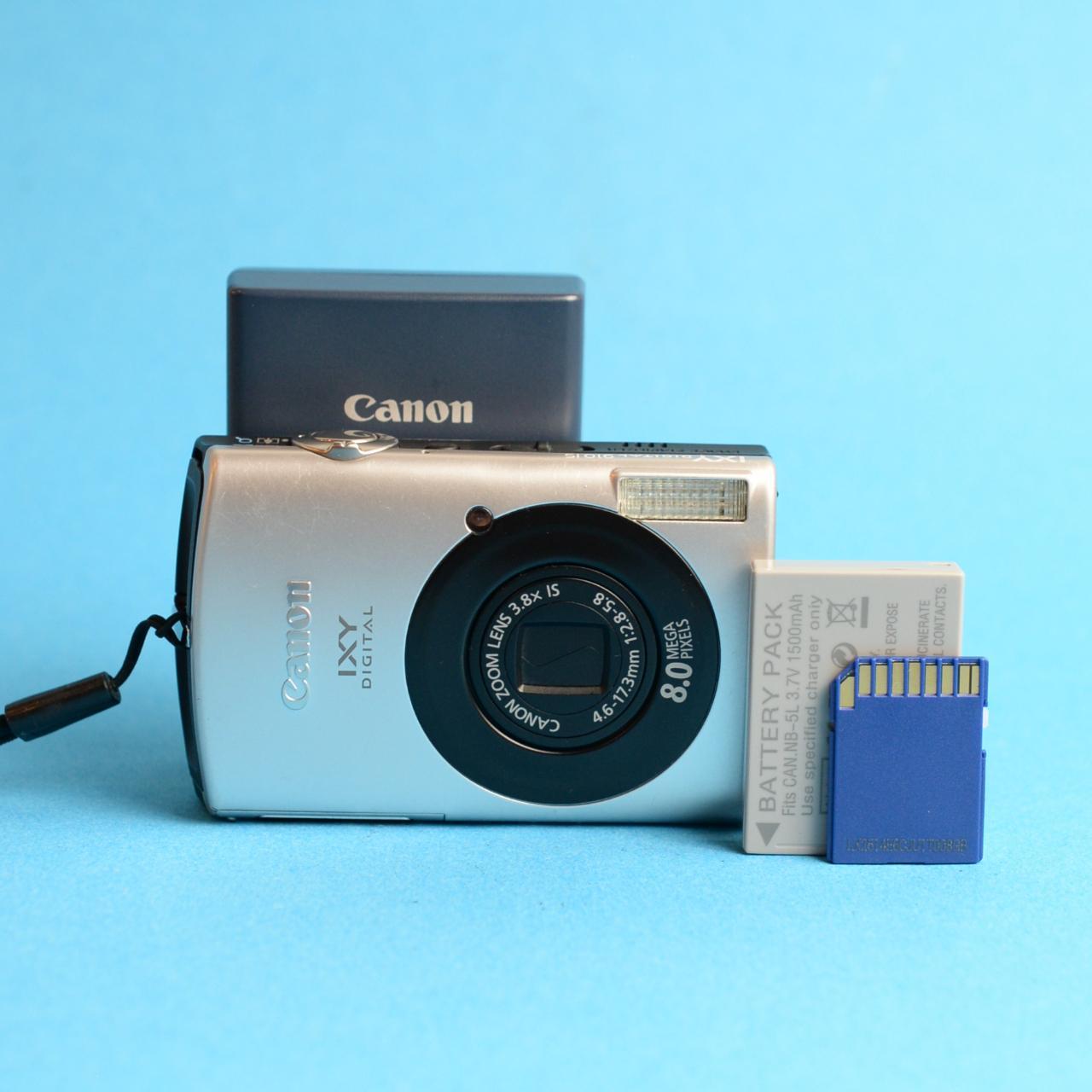 Canon IXY Digital 910 IS Camera | 8.0MP | Tested & Working | Silver