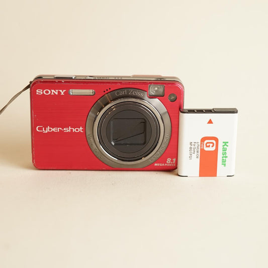 Sony Cyber-Shot DSC-W150 Digital Camera | 8.1MP | Tested & Working w/Warranty | Red