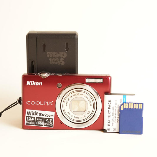 Nikon Coolpix S570 Digital Camera | 12MP | Tested & Working | Red