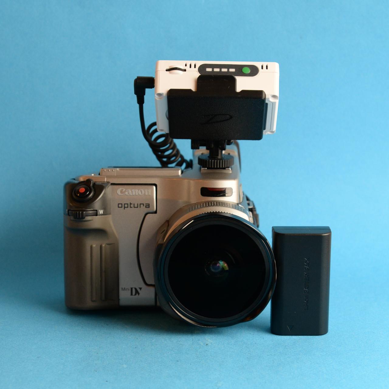 Canon Optura Tapeless Camcorder Setup Fisheye Lens | Camcorder | Tested & Working | Silver
