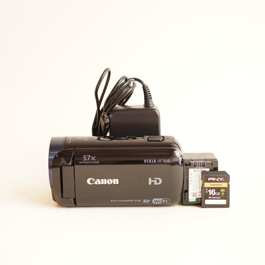 Canon Vixia HF R60 Digital Camcorder | Tested & Working | Black