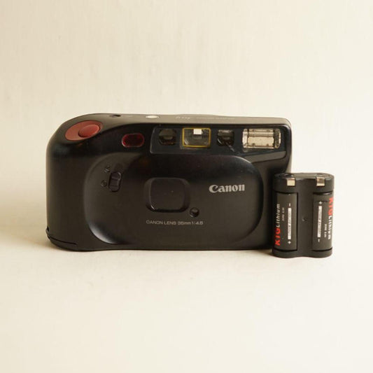 Canon Sure Shot Joy Film Camera | 35mm Point & Shoot | Tested & Working | Black