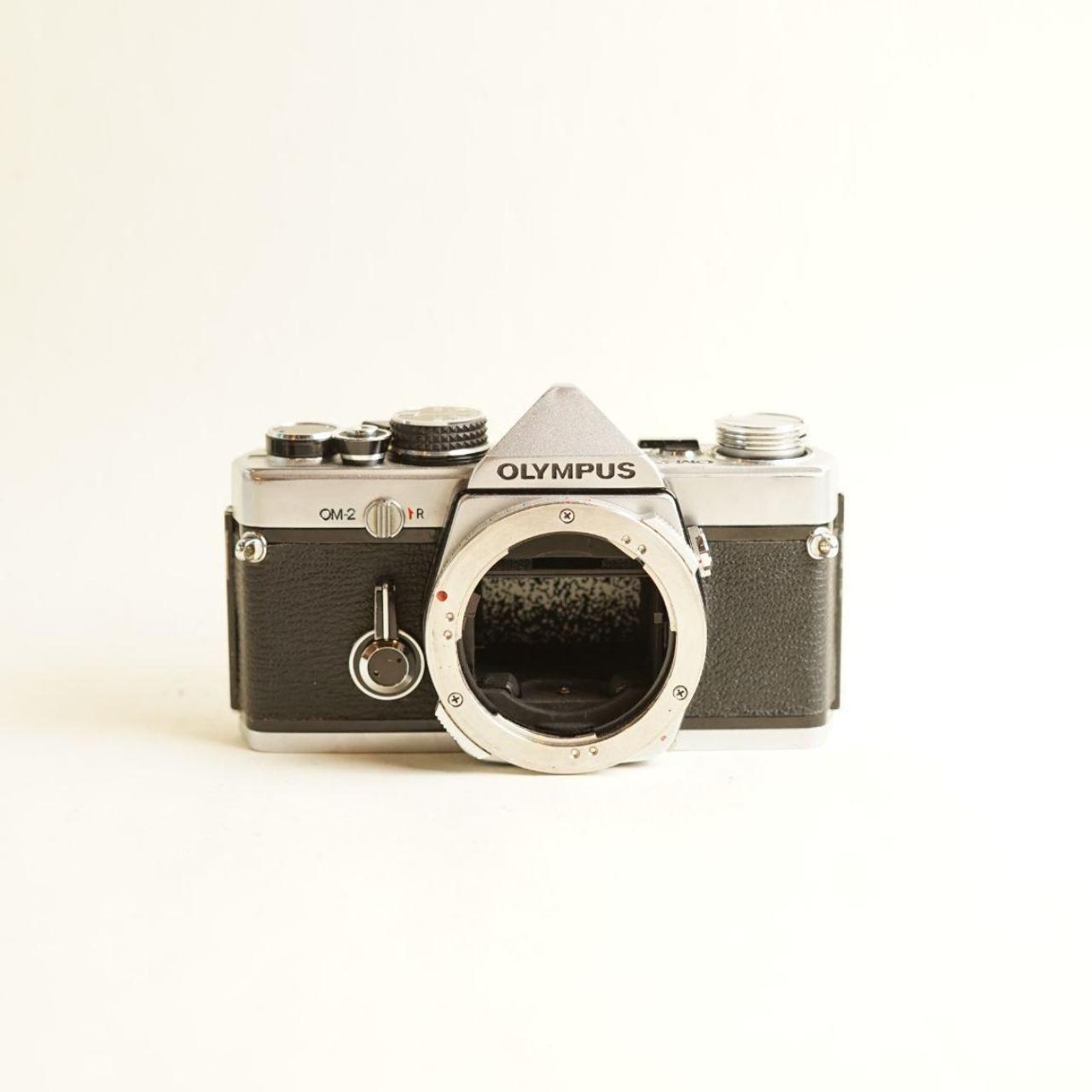 Olympus OM-2 | FULLY CLA'D | 35mm SLR Film Camera | Tested & Working | Black & Silver