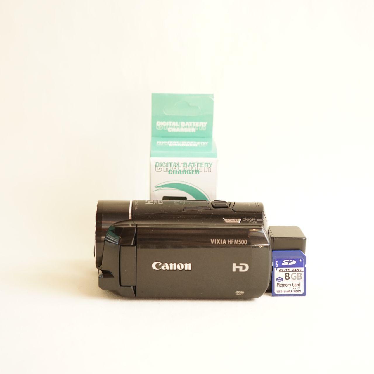 Canon VIXIA HF M500 Digital Camcorder | Tested & Working | Black