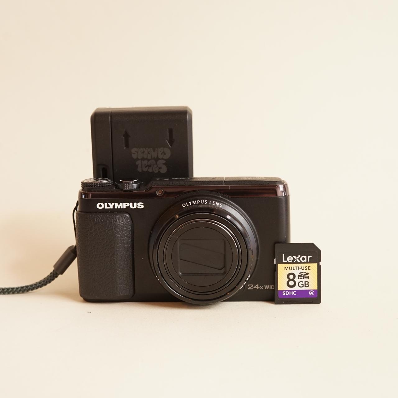 Olympus Stylus SH-50 Digital Camera | 16MP | Tested & Working | Black