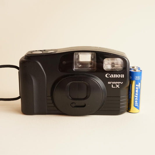 Canon Snappy LX 35mm Film Camera | Tested & Working | Black