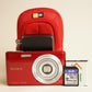 Sony Cyber-shot DSC-W620 Digital Camera | 14MP | Tested & Working | Red