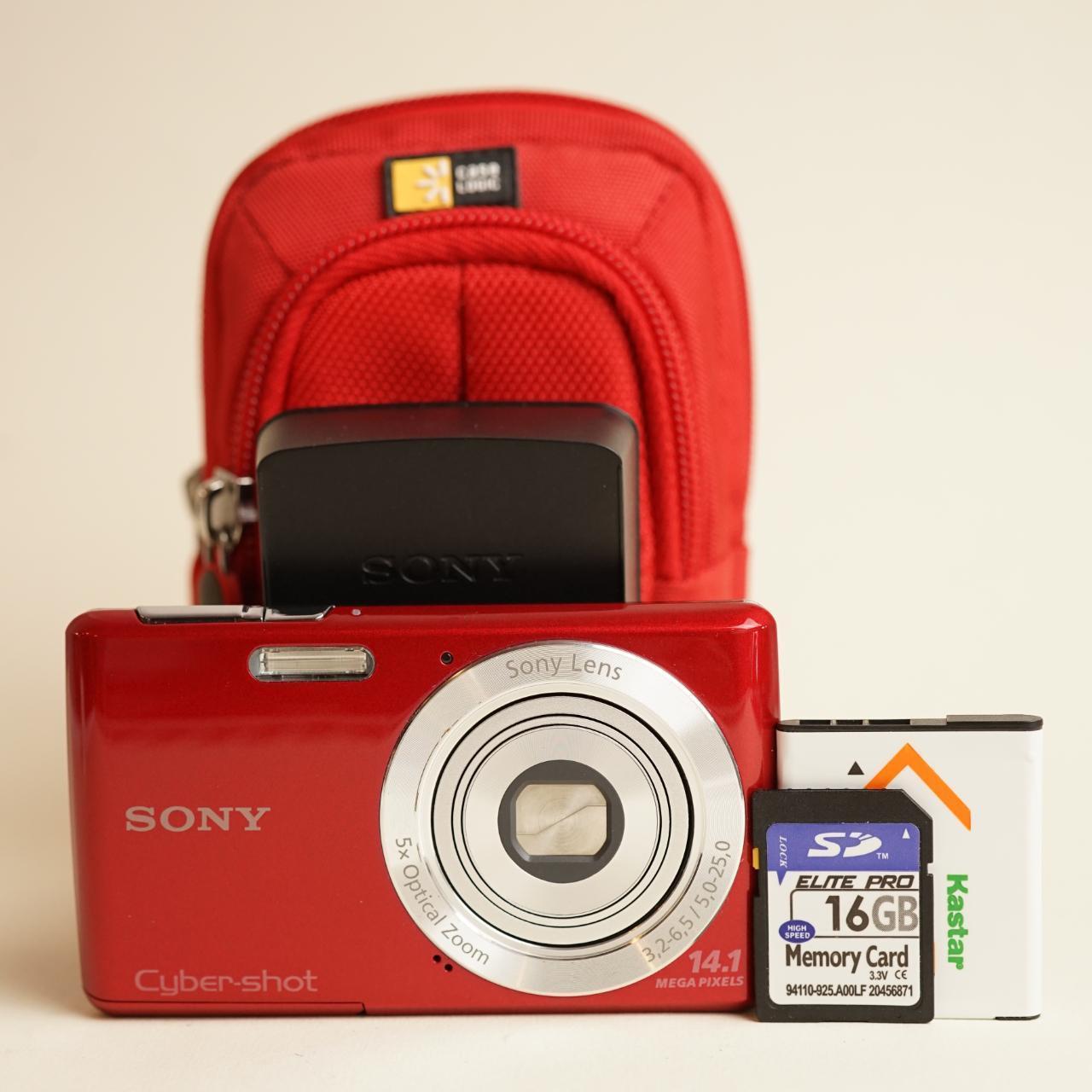 Sony Cyber-shot DSC-W620 Digital Camera | 14MP | Tested & Working | Red