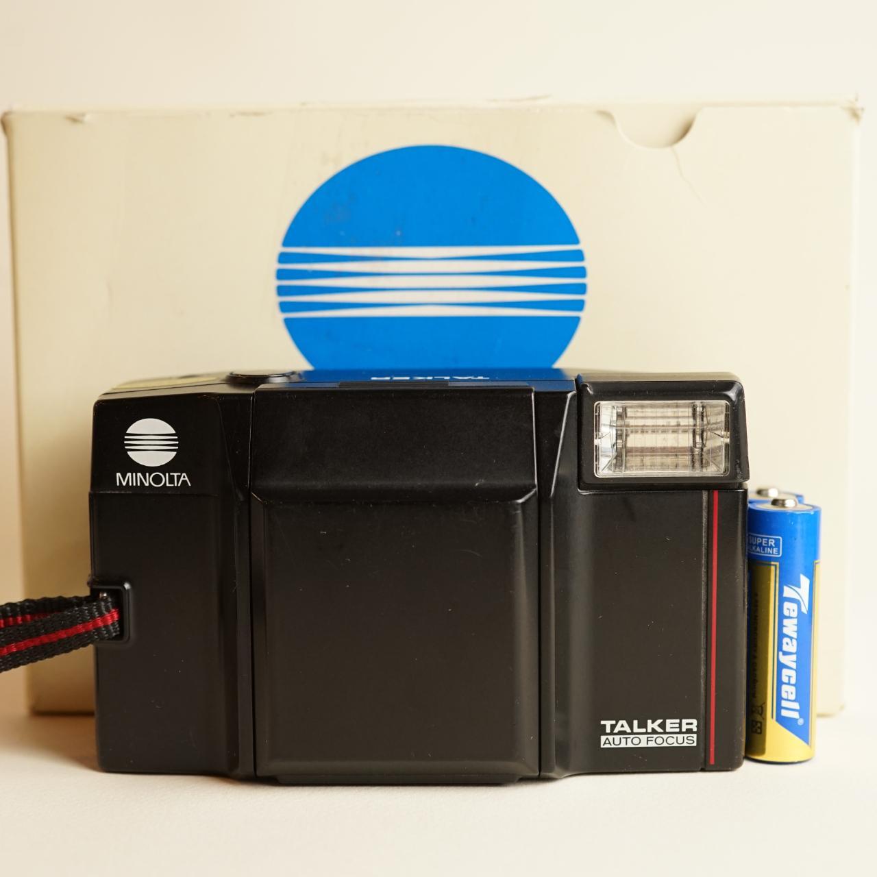 Minolta Talker Auto Focus | 35mm Film Camera | Tested & Working | Black