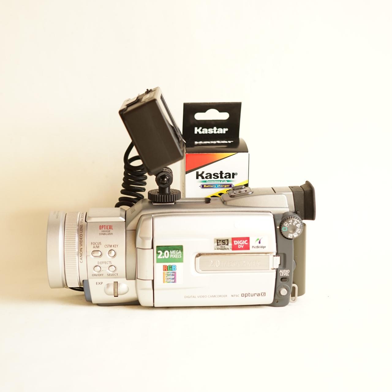 Canon Optura Xi MiniDV Camcorder | Tapeless Setup | Tested & Working | Silver