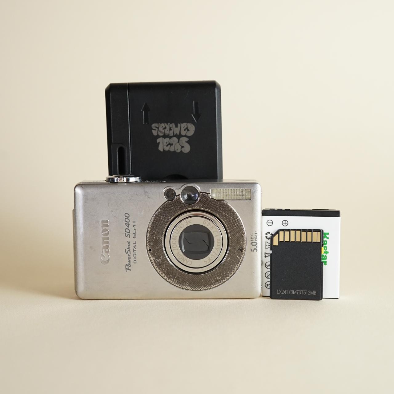 Canon PowerShot SD400 | 5.0MP Digital Camera | Tested & Working | Silver