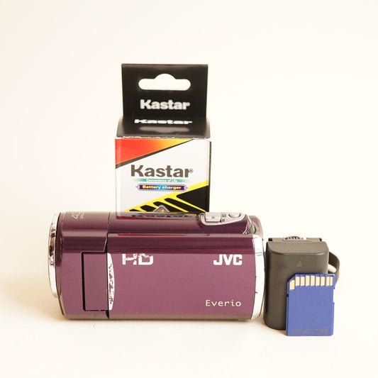 JVC Everio GZ-HM30VU Digital Camcorder | HD Video | Tested & Working | Purple