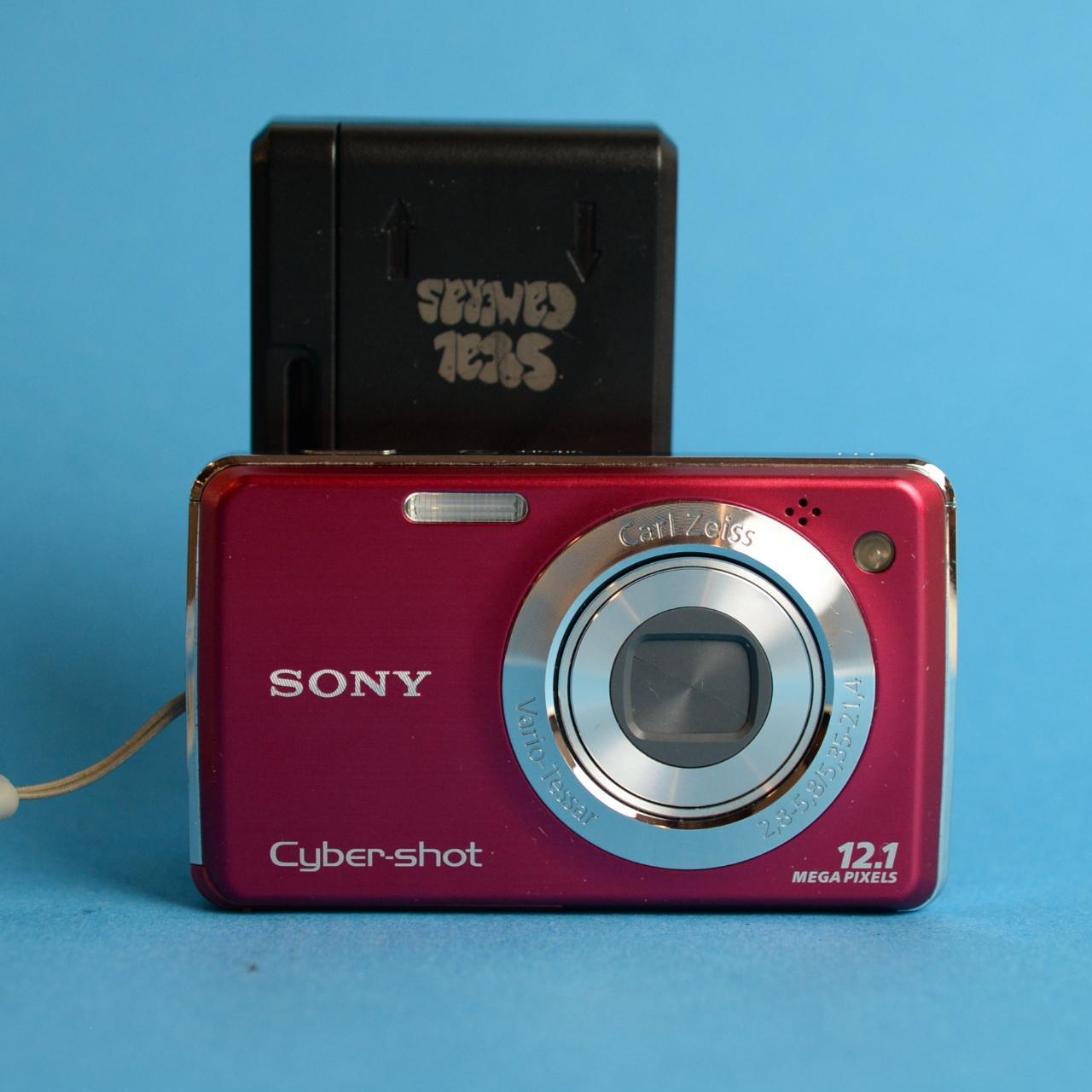 Sony Cyber-Shot DSC-W230 Digital Camera | 12.1MP | Tested & Working | Red